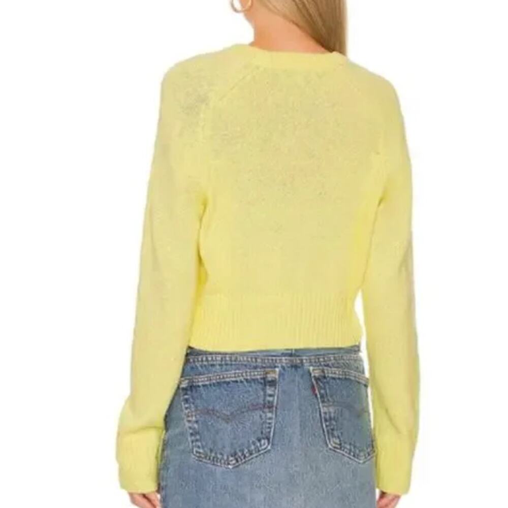 L’Academie Alcina Sweater in Citrus Yellow – NWT Size Small - Picture 2 of 5